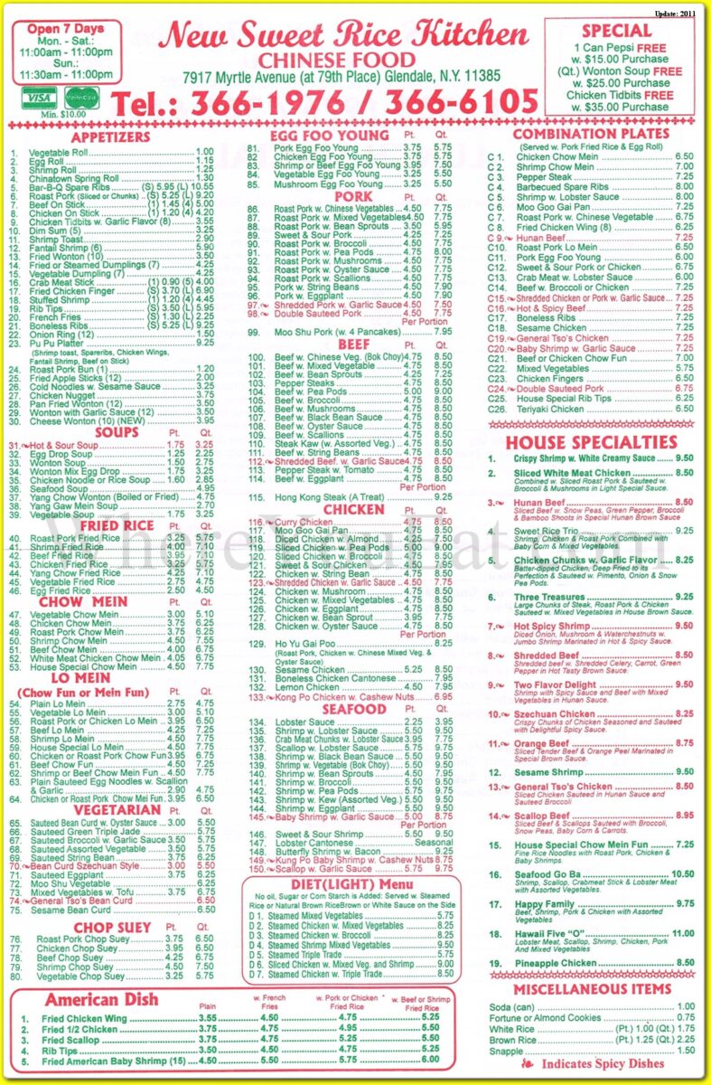 sweet rice chinese restaurant menu: An In-Depth Culinary Analysis of Salem, CT's Authentic Offerings