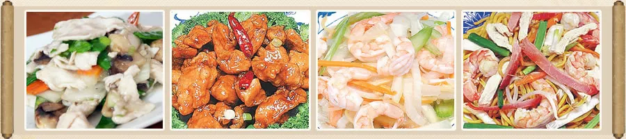 A delicious plate of what appears to be General Tso's Chicken or a similar crispy chicken specialty with rice and mixed vegetables