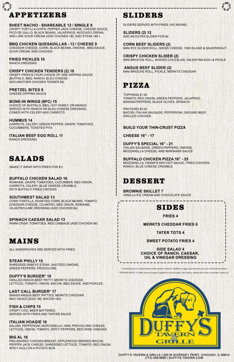 Duffy's Tavern & Family Restaurant Menu: A Deep Dive into Monterey's Best Comfort Food Classics