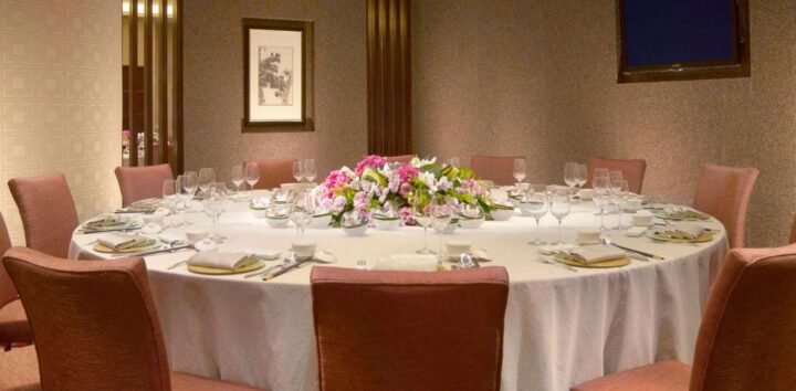 Luxurious private dining area perfect for special occasions on the Asia Garden Chinese Restaurant Menu