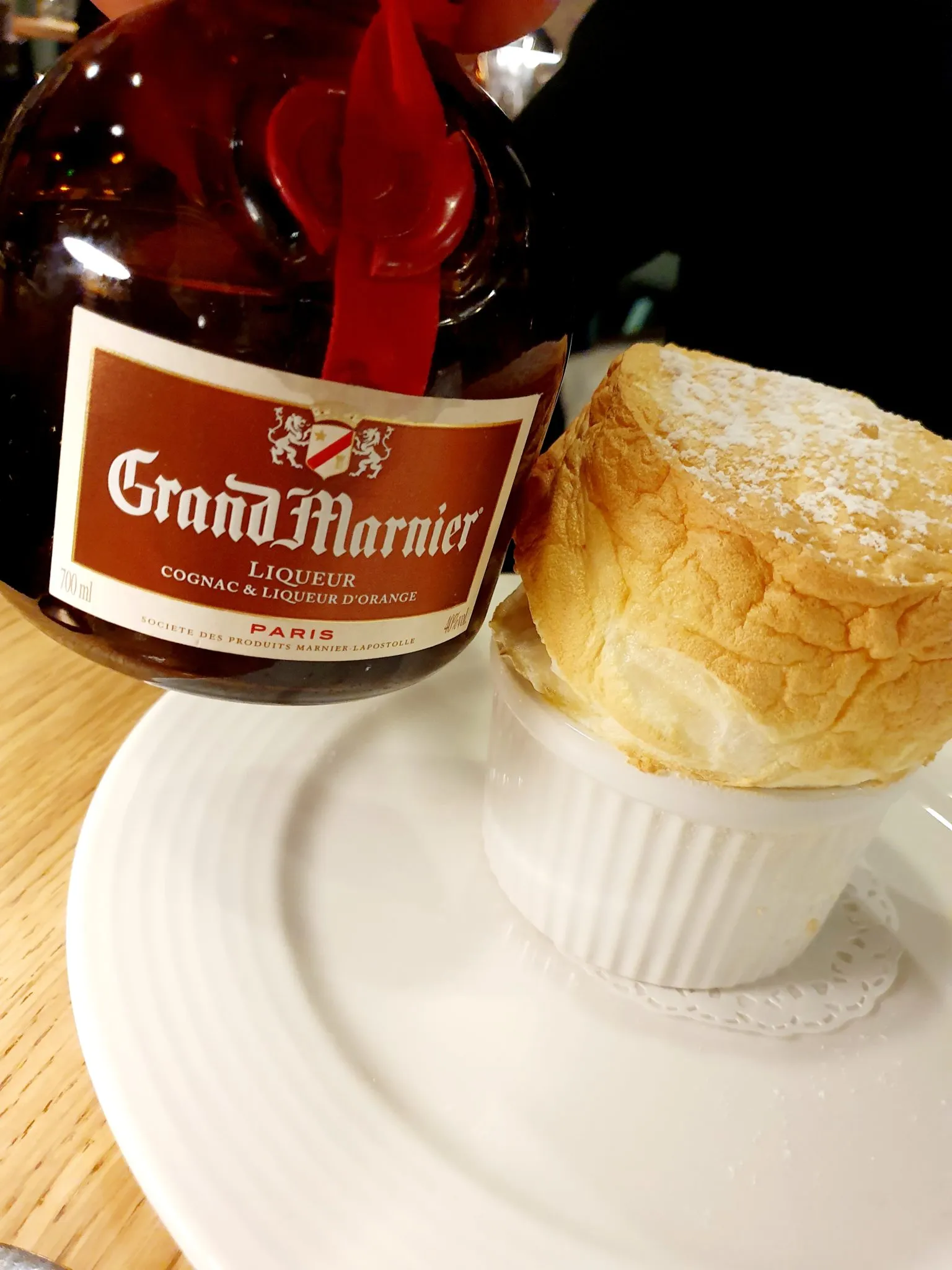 A closer look at the Grand Marnier signature dessert that sparked conversation among patrons of the et restaurant menu