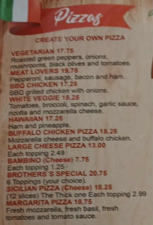 brothers italian restaurant menu: The Definitive Guide to Pizza, Pasta, and Catering Specialties