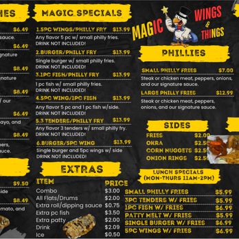 magic wings restaurant menu: The Definitive Guide to Flavors, Pricing, and Hidden Gems