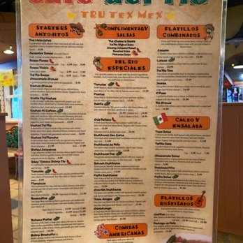 del rio restaurant menu: An In-Depth Guide to Authentic Spanish-Tex-Mex Cuisine and Pricing