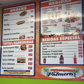 las palmeras restaurant menu: An In-Depth Analysis of Salvadoran and Mexican Delights