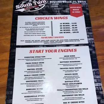 South Turn Restaurant Menu - A Deep Dive into Comfort Food Classics and Signature Dishes