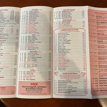 Oriental Garden Restaurant Menu—A Comprehensive Guide to Authentic Chinese-American Cuisine in Spring, TX