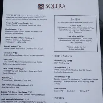 solera restaurant menu: A Deep Dive into Baton Rouge's Spanish-Influenced Culinary Excellence