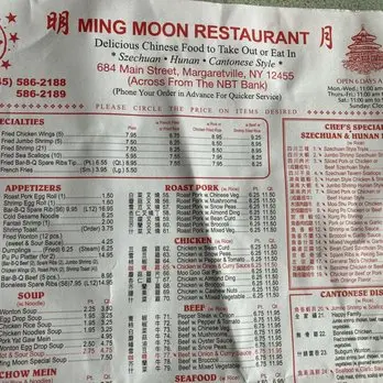 The Complete ming moon chinese restaurant menu: A Deep Dive into North Royalton's Culinary Gem