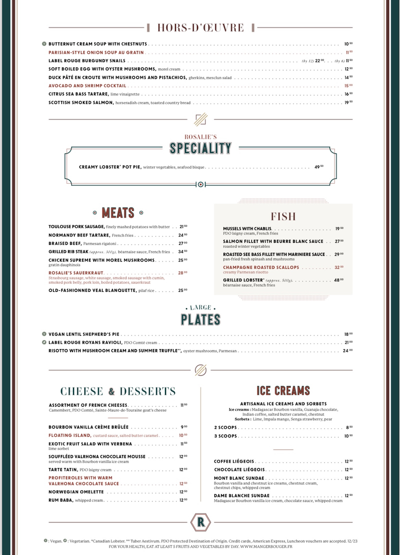 The Definitive Guide to the rosalie restaurant menu: Analyzing Offerings, Pricing, and Signature Comfort Food