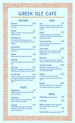 meet the Greek Restaurant Menu – An Expert Analysis of Authentic Hellenic Cuisine in Dresden