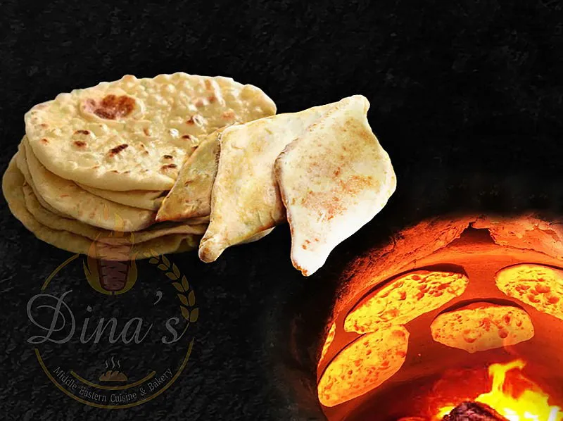 Freshly baked Naan and Flatbread, essential to the dina's restaurant menu