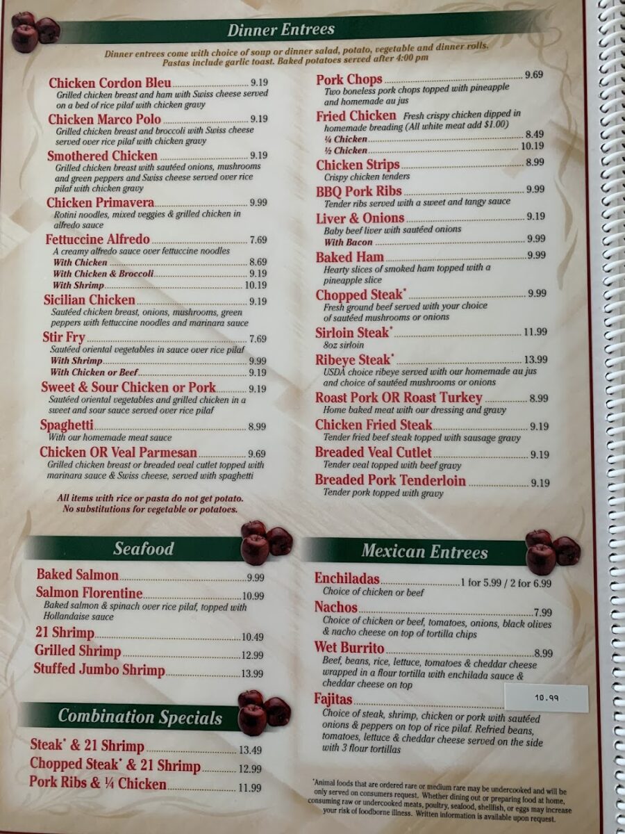 The Definitive apple tree restaurant menu Analysis: A Deep Dive into Classic American and Italian Offerings