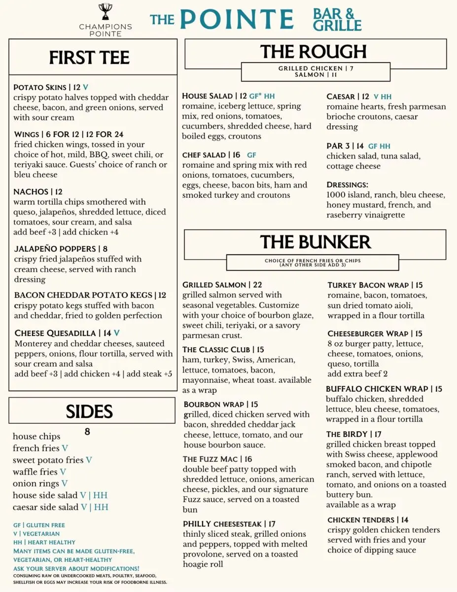 The Pointe Restaurant Menu: A Comprehensive Guide to Gulf Breeze’s Coastal American Cuisine