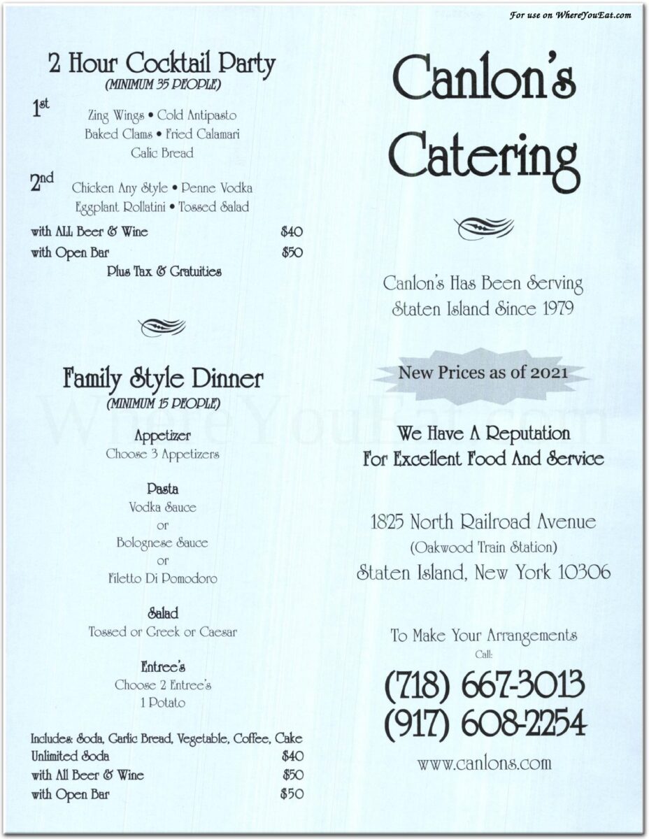 canlons restaurant menu: A Definitive Analysis of Culinary Offerings, Pricing, and Experience