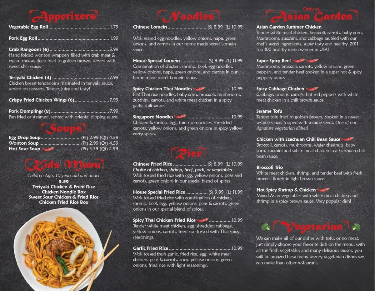 asian garden restaurant waverly menu: The Comprehensive Guide to Waverly, Iowa's Fusion Destination