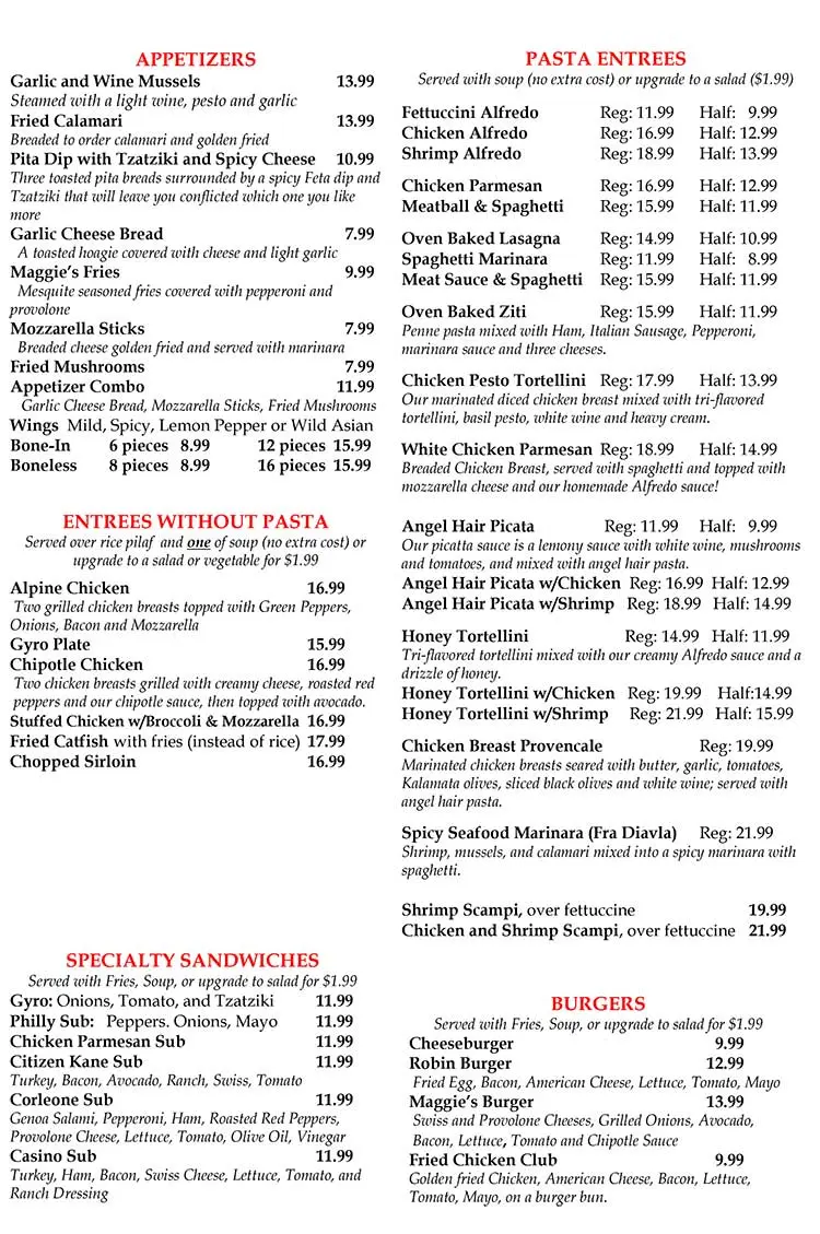 maggie's restaurant menu: A Definitive Guide to Dining and Maryland Crab Cake Specialties