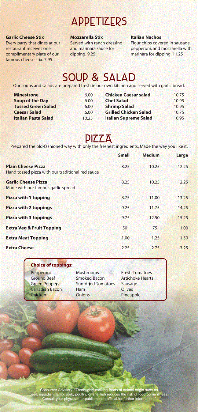 francesco's Italian Restaurant Menu: A Comprehensive Guide to Classic Italian Dishes and Specialties