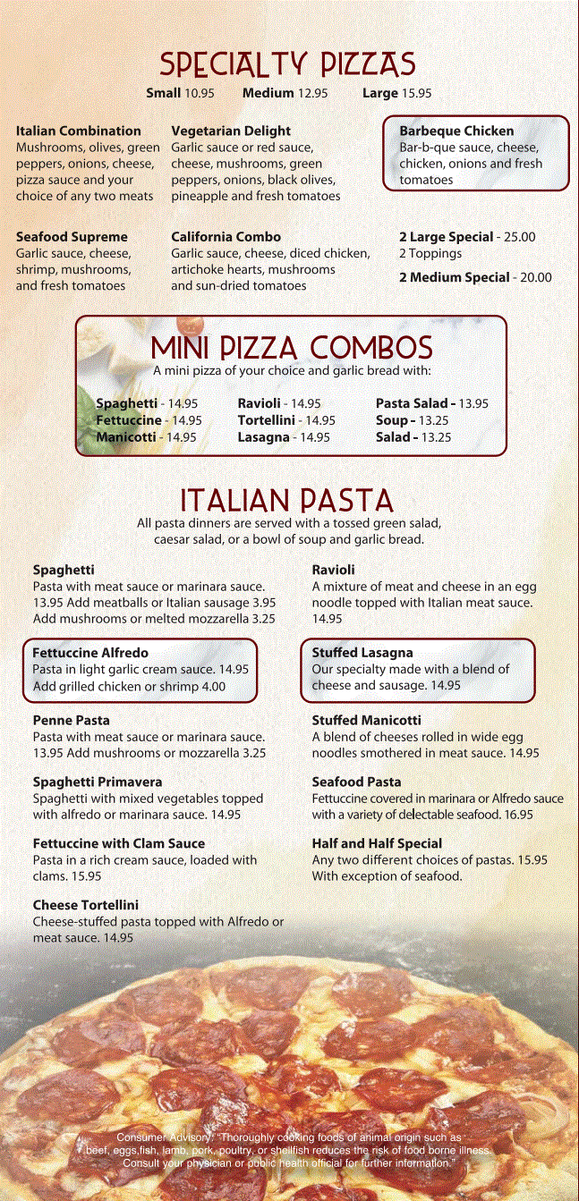 francesco's Italian Restaurant Menu: A Comprehensive Guide to Classic Italian Dishes and Specialties