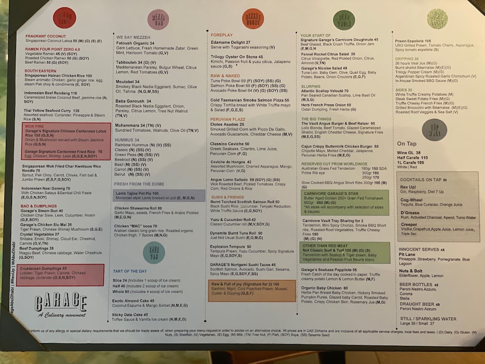 The Ultimate Deep Dive into the garage restaurant menu and the Buffalo Dining Experience