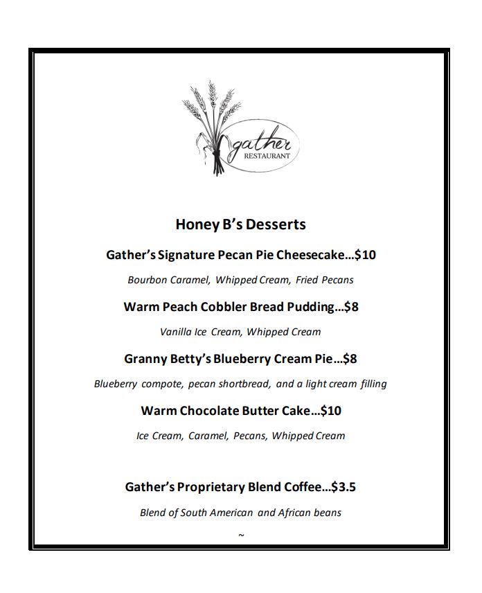 gather restaurant atmore menu: A Comprehensive Review of Southern Comfort and Culinary Excellence in Atmore