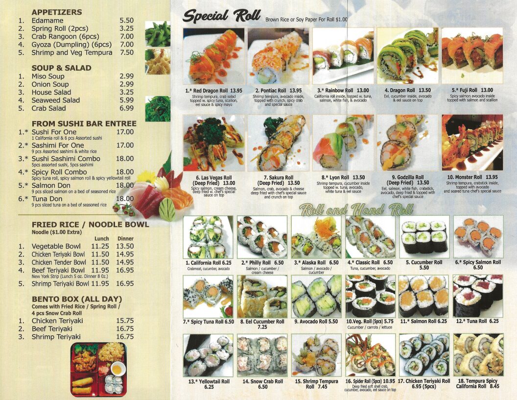 sakura japanese restaurant wilmington menu: A Comprehensive Guide to Sushi, Sashimi, and Japanese Cuisine Offerings