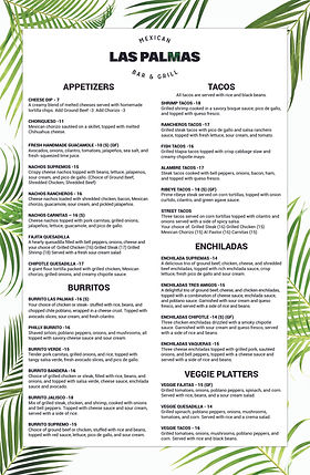 las palmas mexican restaurant & bar menu: An In-Depth Culinary Guide and Analysis