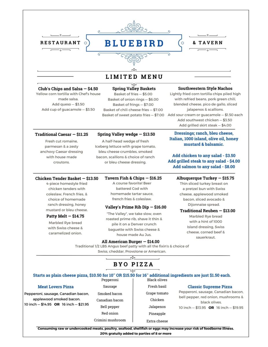spring valley restaurant menu: A Deep Dive into Classic Southern Comfort and Value