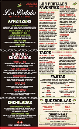 The Essential Guide to the los portales mexican restaurant benton menu