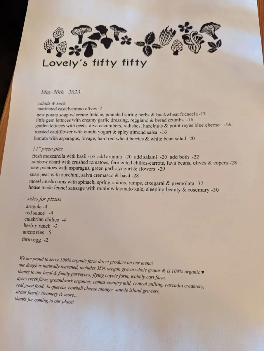 lovely restaurant menu: An In-Depth Culinary Review of Lovely's In The Garden