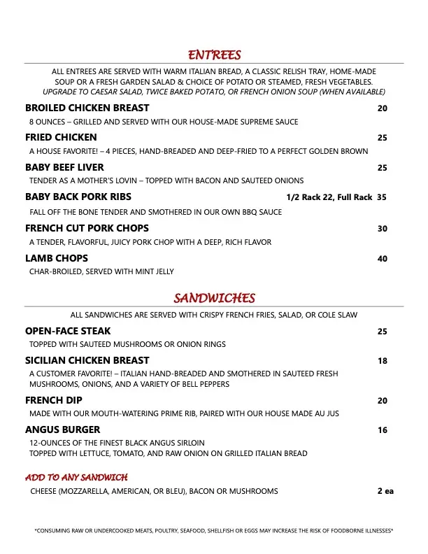 diamond jim's restaurant menu: A Deep Dive into Classic American Comfort Cuisine