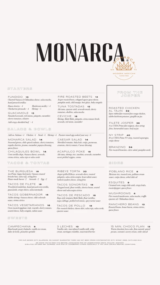 A Comprehensive Analysis of the monarca restaurant menu: Fort Lauderdale's Premier Mexican Cuisine Guide