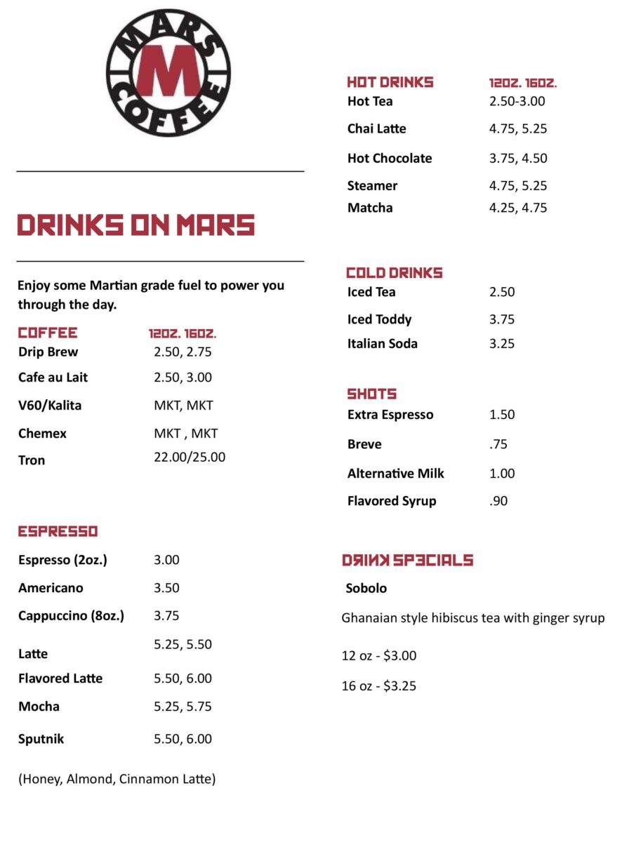 mars restaurant menu: A Detailed Analysis of the Conceptual Fine Dining Experience