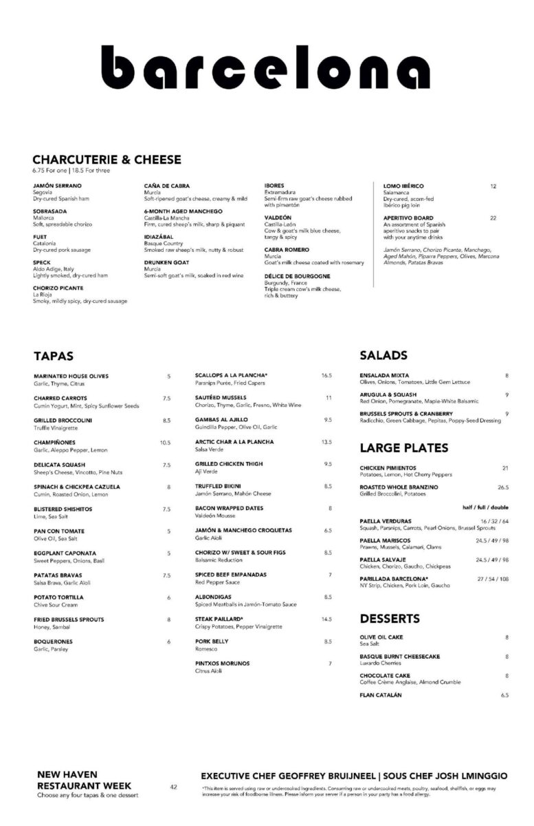 barcelona restaurant menu: The Definitive Guide to Authentic Spanish Tapas and Paella Cuisine