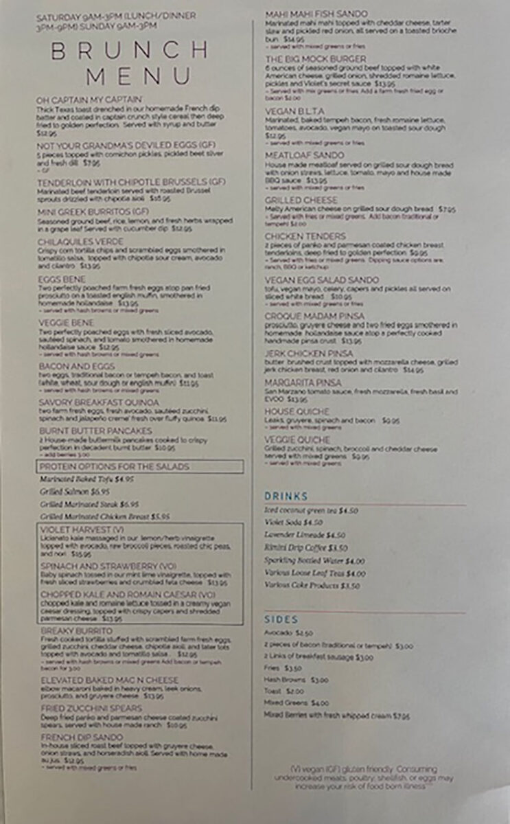 violet restaurant menu: The Psychology and High-End Design of Purple Dining Guides