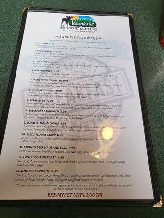 Vaughn's Restaurant Menu: A Deep Dive into Hoyt Lakes' Premier Comfort Food Destination