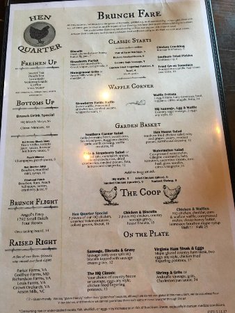 hen quarter restaurant menu: An In-Depth Analysis of DC's Premium Southern Kitchen Offerings