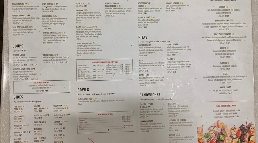 zoes kitchen restaurant menu: A Deep Dive into Fresh Mediterranean Offerings