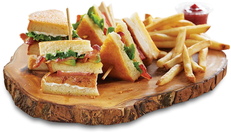 Cajun Chicken, Bacon, and Avocado Club Sandwich