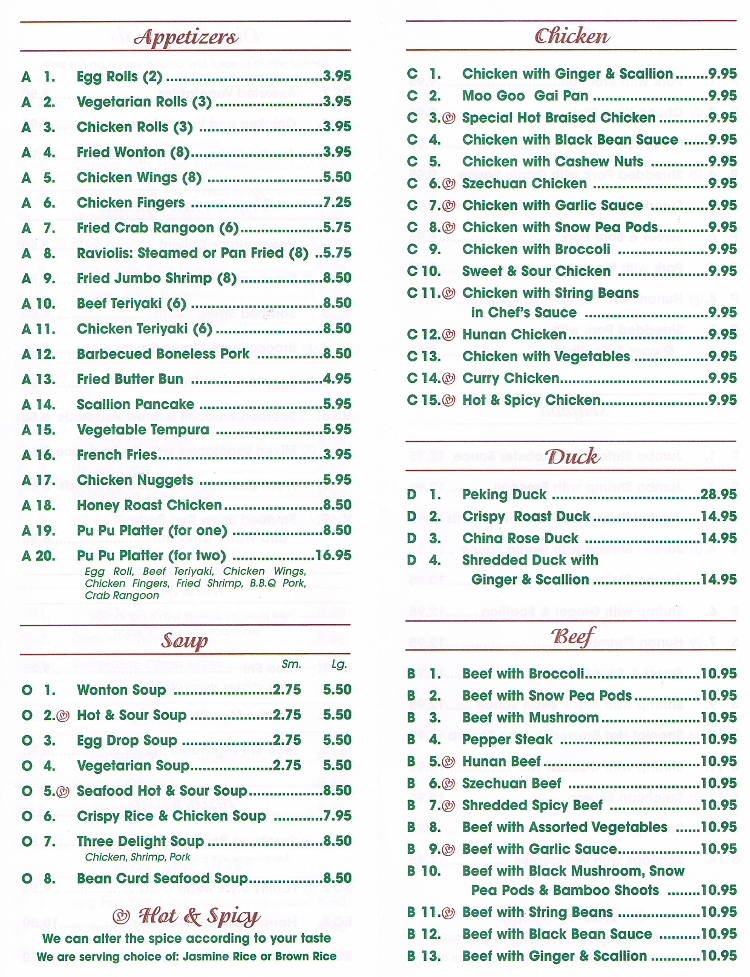 rose chinese restaurant menu: A Comprehensive Analysis of Anglesea's Premier Chinese Cuisine