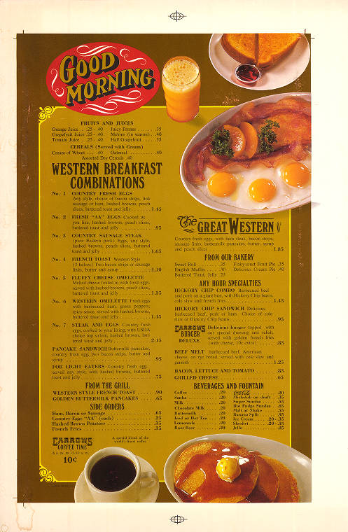 carrows restaurant menu: A Comprehensive Guide to Classic American Diner Favorites
