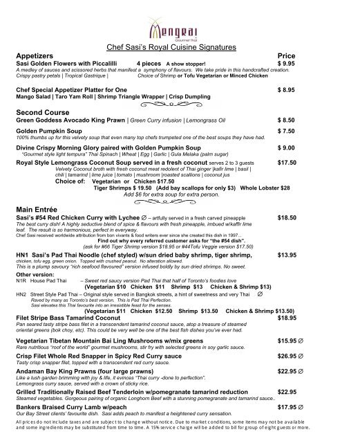 The Definitive thai gourmet restaurant menu: A Deep Dive into Authentic Thai Culinary Excellence
