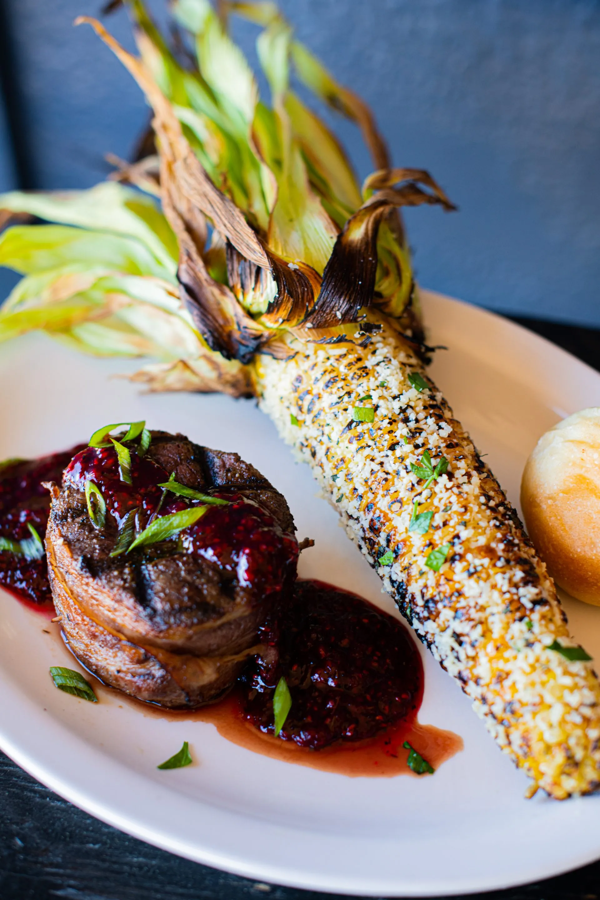 Seasonal vegetables served as sides on the pheasant restaurant menu
