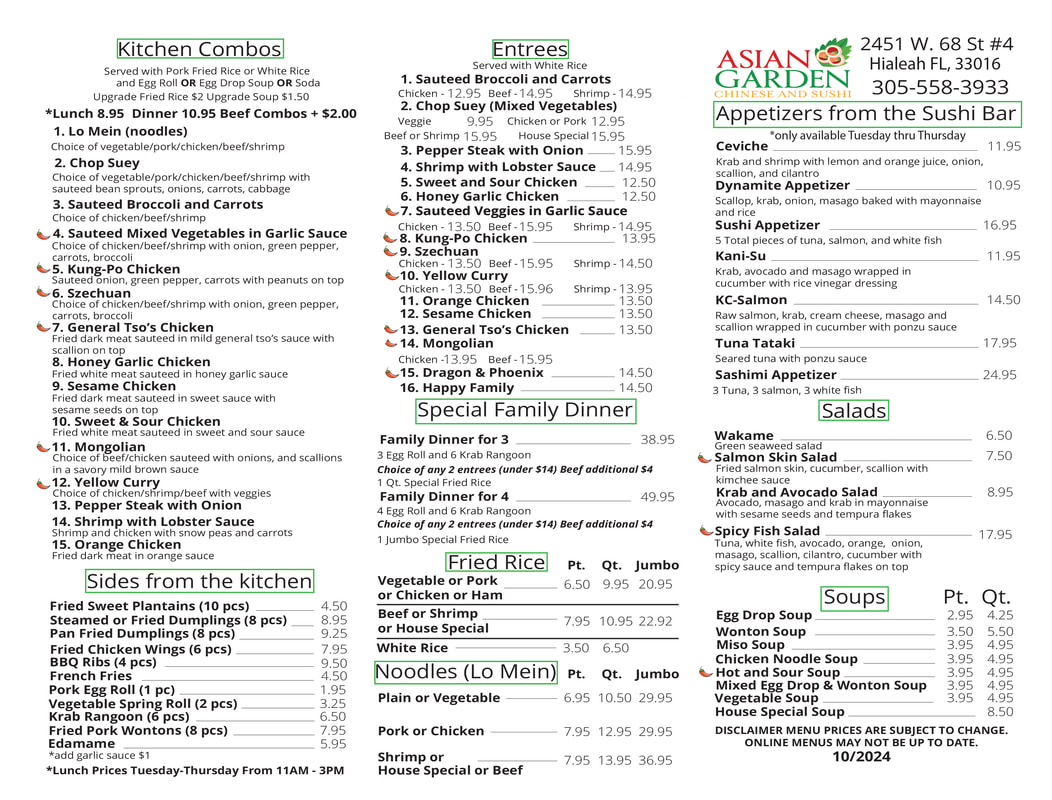 asian garden restaurant waverly menu: The Comprehensive Guide to Waverly, Iowa's Fusion Destination