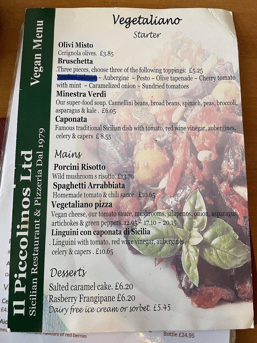 A Comprehensive Guide to the Alluring Selections on the piccolinos restaurant menu