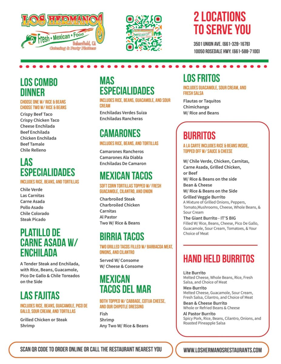 los hermanos mexican restaurant menu: An In-Depth Analysis of Signature Dishes and Value Pricing