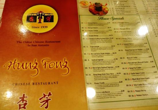hung fong chinese restaurant menu: The Comprehensive Guide to San Antonio's Classic Offerings