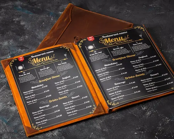 cover 2 restaurant menu: The Definitive Guide to Selecting and Maintaining Premium Legal-Size Menu Presentation Folders