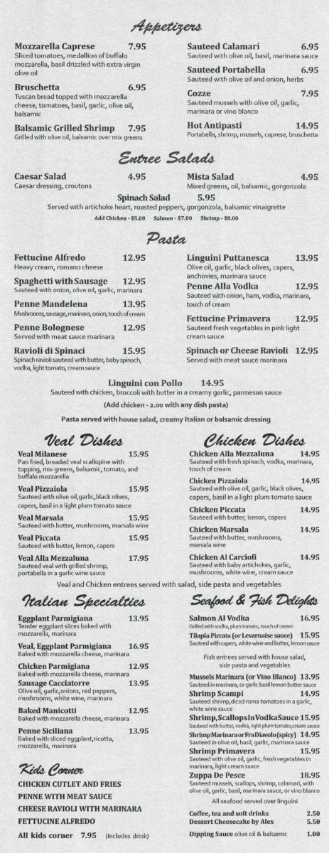 mezzaluna restaurant menu: An In-Depth Culinary Analysis of Mezzaluna's Authentic Italian Kitchen