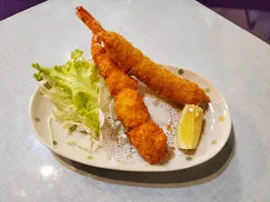 Crispy Ebi Fry, deep-fried shrimp, a popular appetizer on the shiki japanese restaurant menu